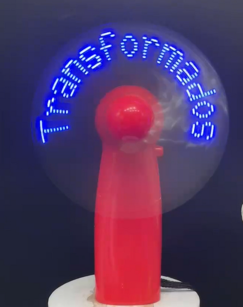Mini LED Message Fan