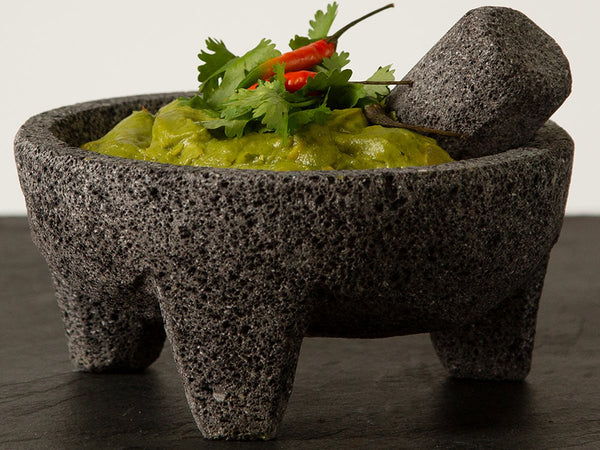 Molcajete with Tortilla Basket