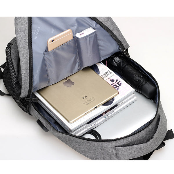 Laptop Backpack with USB Charging Port and Bamboo sunglasses bundle