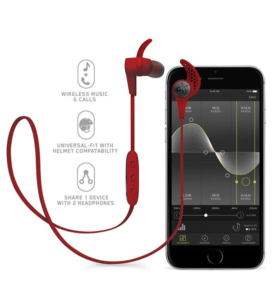 Jaybird X3 Sport Bt Headset for iPhone and Android - Blackout wireless headset bluetooth with microphone