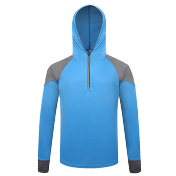 hooded long sleeve fishing shirts clothing for men
