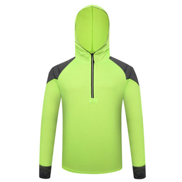 hooded long sleeve fishing shirts clothing for men