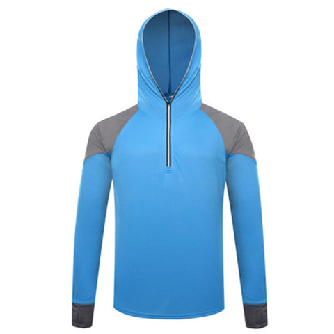 hooded long sleeve fishing shirts clothing for men