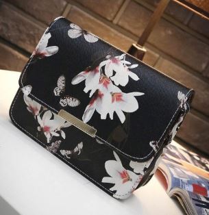 Mini Shoulder/ Cross body Embroidery Nylon Bag