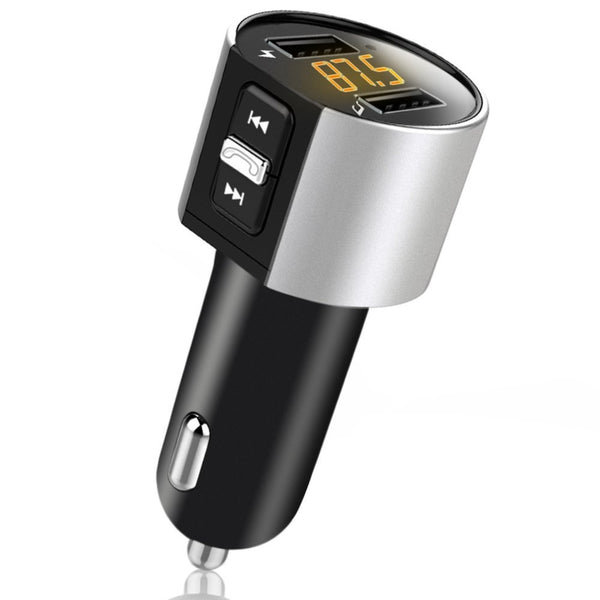 Bluetooth Car Kit Hands free FM Transmitter and Cell phone holder bundle