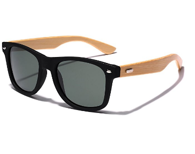 100% Bamboo Vintage stylish Sunglasses + UV 400 Protection