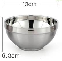 Stainless steel Japanese rice soup bowl
