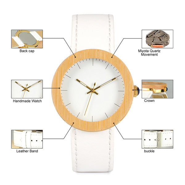 BOBO BIRD Women Bamboo Watches Japan