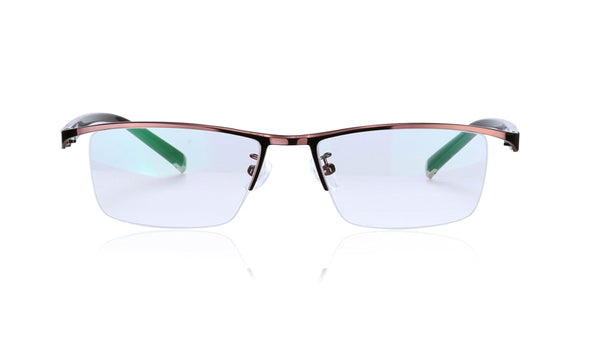Photochromic Reading Glasses Men Half Rim Titanium alloy-Perfect for outdoors!!
