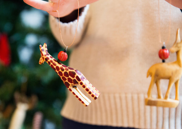 African Animals Ornament Set